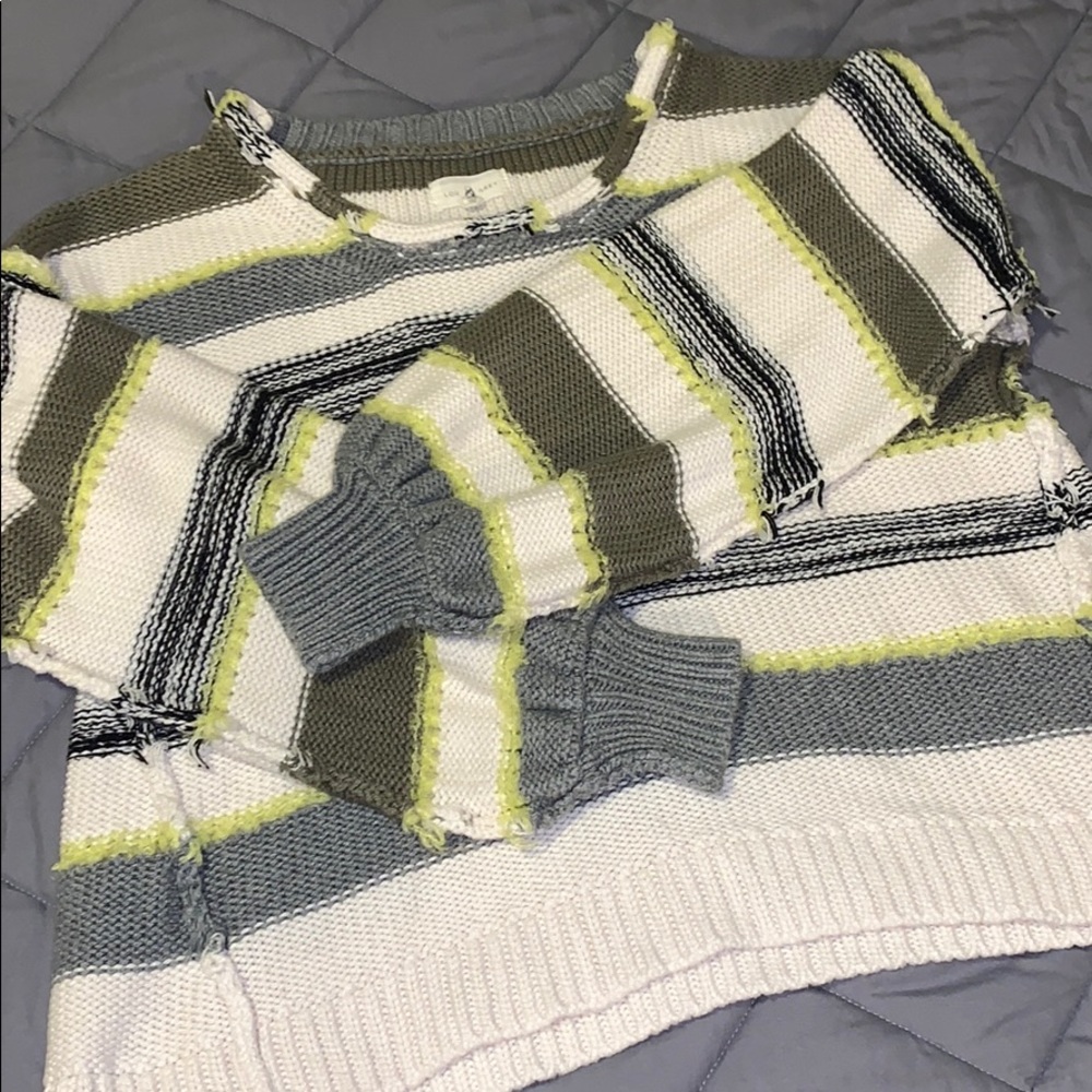 Chunky Striped Sweater